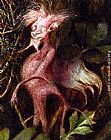 John Anster Fitzgerald Fairies In A Bird's Nest (detail 4) painting